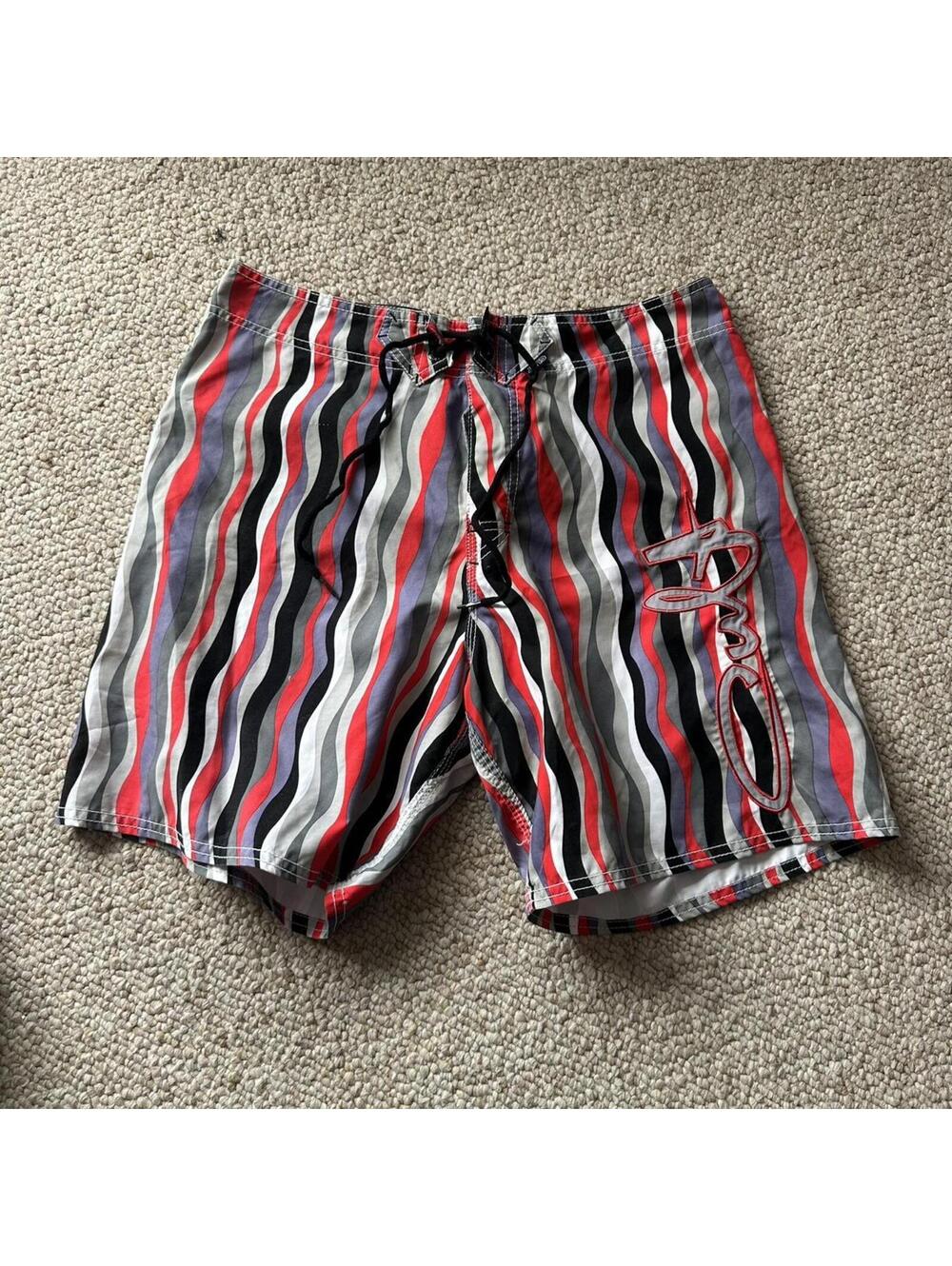 Cult striped board shorts